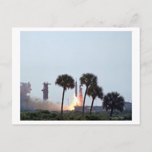 Lancering van kwikatlas 9-raket Fotografie Briefkaart (Voorkant)