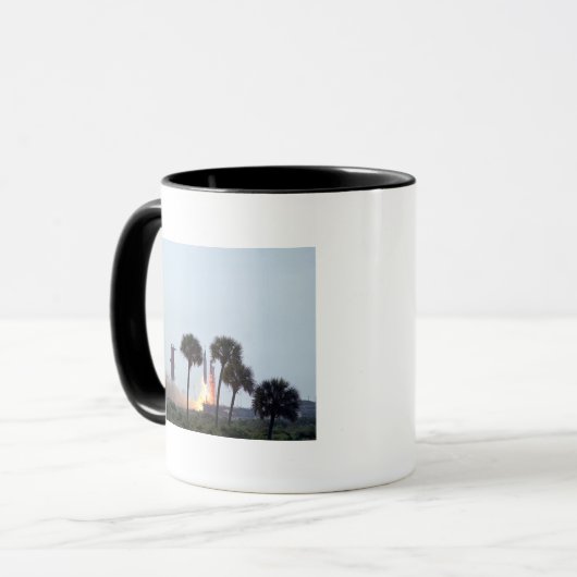 Lancering van kwikatlas 9-raket Fotografie Mok (Voorkant links)