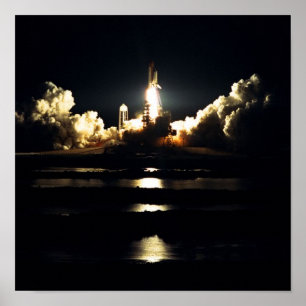 Lancering van Space Shuttle Atlantis (STS-86) Poster