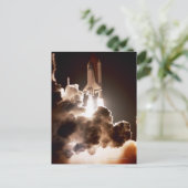 lancering van Space shuttle Briefkaart (Staand voorkant)