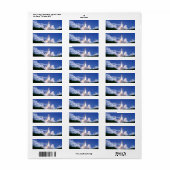 Lancering van Space Shuttle Etiket (Full Sheet)