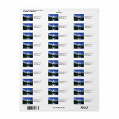 Lancering van Space Shuttle Etiket (Full Sheet)