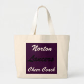 Lancers Cheer Coach Jumbo Canvas tas (Voorkant)