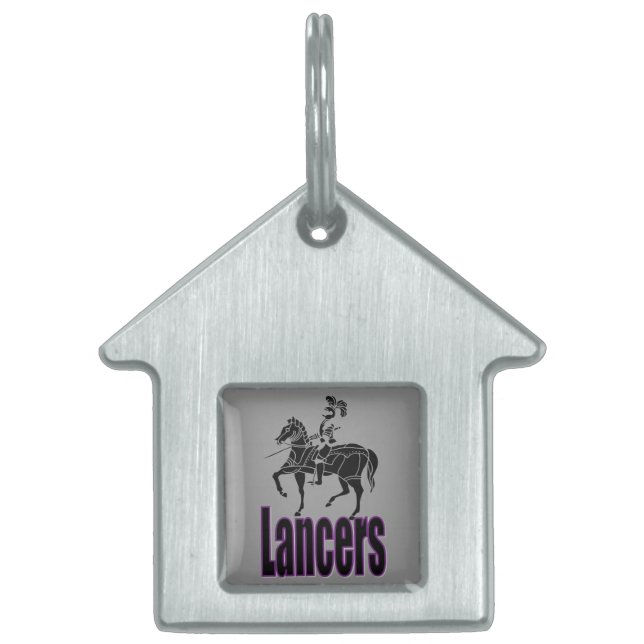 Lancers Pet Tag Huisdieren Naamplaatje (Voorkant)