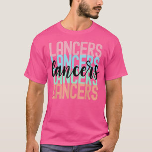 Lancers Team Mascot School Spirit Game Night T-shirt