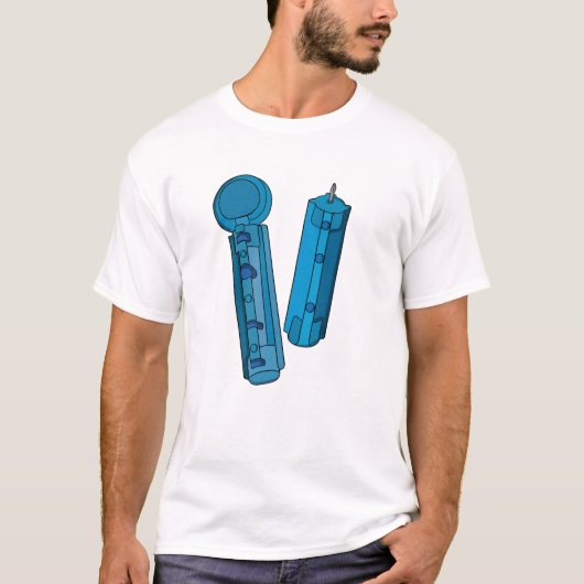 Lancetten voor glucosetest t-shirt (Voorkant)