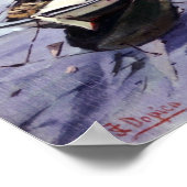 Lanchas en La Dársena (A Coruña) Poster (Hoek)