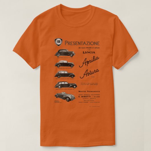 LANCIA APRILIA ASTURA T-SHIRT (Design voorkant)