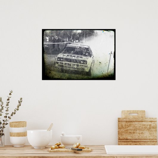Lancia Delta Rally Poster (Keuken)