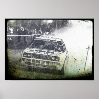 Lancia Delta Rally Poster