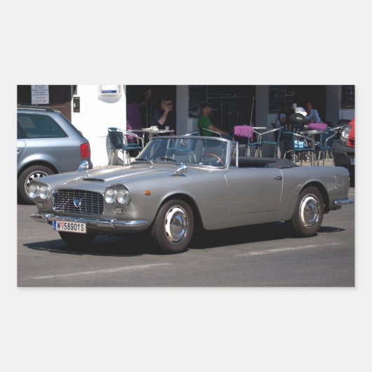 Lancia Flaminia Rechthoekige Sticker (Voorkant)