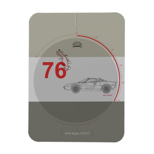 Lancia Stratos Magneet (Verticaal)
