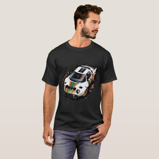 Lancia Stratos T-shirt (Voorkant volledig)