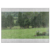 Land 1 glazen snijplank (Voorkant)