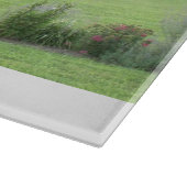 Land 1 glazen snijplank (Hoek)