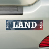 LAND 2014 BUMPERSTICKER (Op auto)