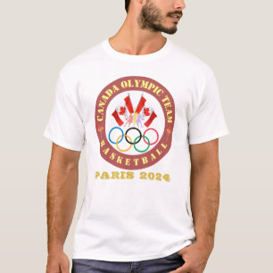 Land Aanpassen (bijv. Canada) Olympisch Team T-shirt
