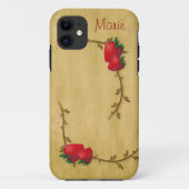 Land aardbeien Case-Mate iPhone case (Achterkant)