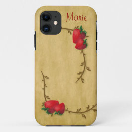 Land aardbeien Case-Mate iPhone case
