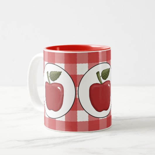 Land Appel fruit koffie mok (Voorkant links)