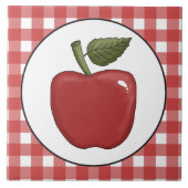 Land Appel fruit leuk tegel Tegeltje (Voorkant)