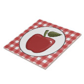 Land Appel fruit leuk tegel Tegeltje (Zijkant)