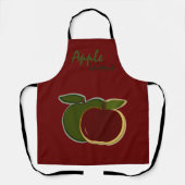 Land Apple Apple Fruits Kitchen Baken Schort (Voorkant)