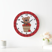 Land Apple Beer Kitchen wandklok (Huis)