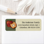 Land Apple Design Retouradreslabel Etiket (Insitu)