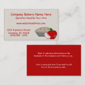 Land Apple Pie D2 Visitekaartjes (Voorkant / Achterkant)