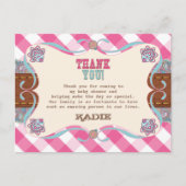 Land Baby shower, bedankt kaarten (Voorkant)