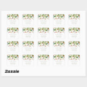 Land Baby shower Square Sticker (Vel)