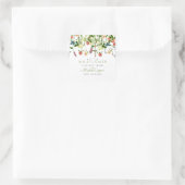 Land Baby shower Square Sticker (Tas)