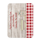 LAND Baking Custom Business Magnet Magneet (Verticaal)