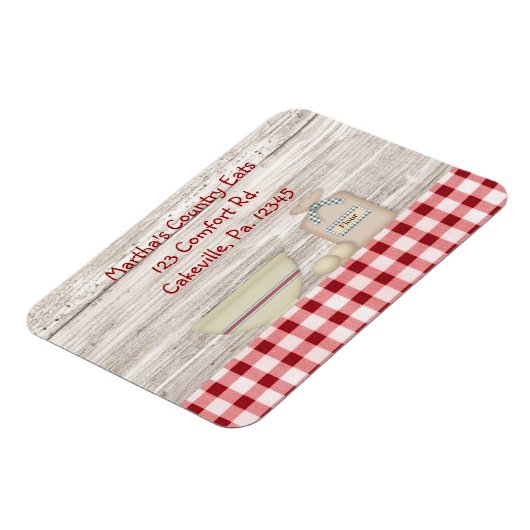 LAND Baking Custom Business Magnet Magneet (Linkerzijde)