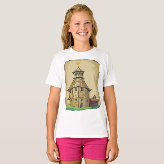 Land Barn House T-shirt (Voorkant volledig)