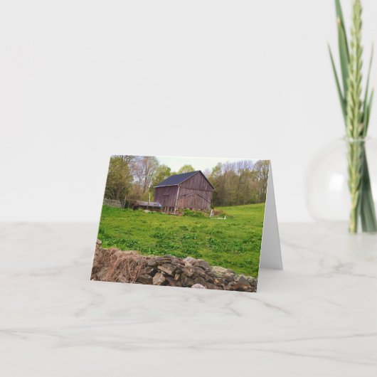 Land Barn Notecard Kaart (Voorkant)