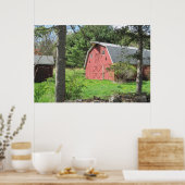 Land Barn-Poster Poster (Keuken)