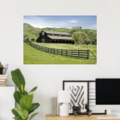Land Barn-Poster Poster (Thuiskantoor)