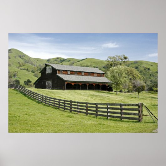 Land Barn-Poster Poster (Voorkant)