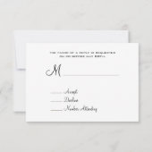 Land/Barn Wedding RSVP - Daisies Mason Jar (Achterkant)