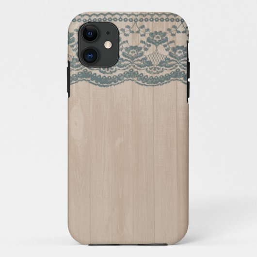 Land Barn Wood en Lace Case-Mate iPhone Case (Achterkant)