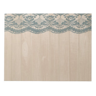 Land Barn Wood en Lace Notitieblok