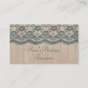Land Barn Wood en Lace Visitekaartje