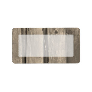 Land Barn Wood Etiket