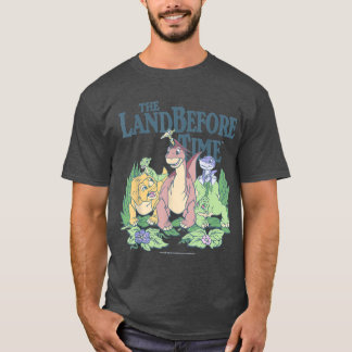 Land Beforeime Pastel Dinosaur Vrienden retro T-shirt
