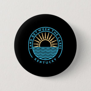 Land Between The Lakes Kentucky Outdoors Vintage Ronde Button 5,7 Cm