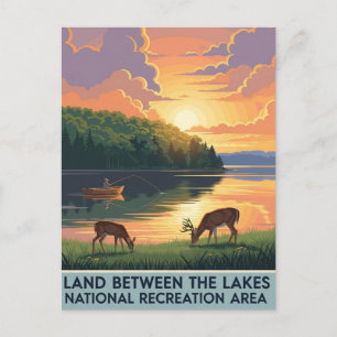 Land Between the Lakes Kentucky Reizen Briefkaart
