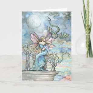 Land Beyond Fairy Dragon Wenskaart Kaart