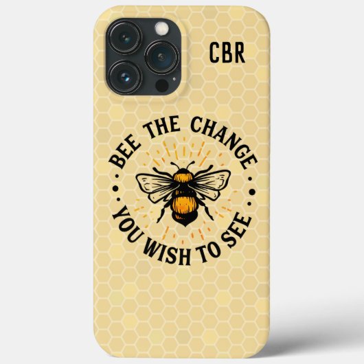 Land bije de Verandering Honeycomb Case-Mate iPhone Case (Achterkant)